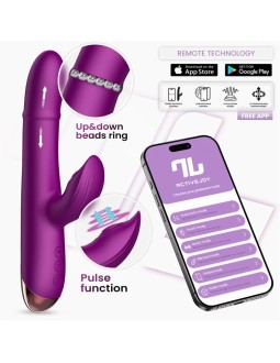 Sendel Vibrador con Anillo de Bolas Internas Up and Down y Pulsacion con App