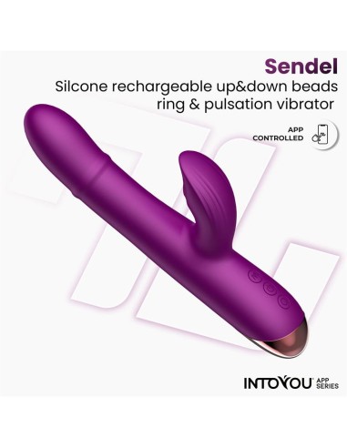 Sendel Vibrador con Anillo de Bolas Internas Up and Down y Pulsacion con App