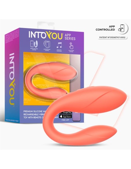 Juguete para Parejas con APP Flexible Salmon