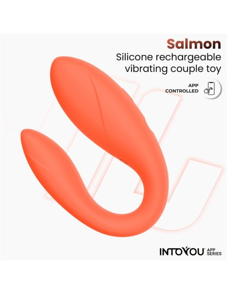 Juguete para Parejas con APP Flexible Salmon