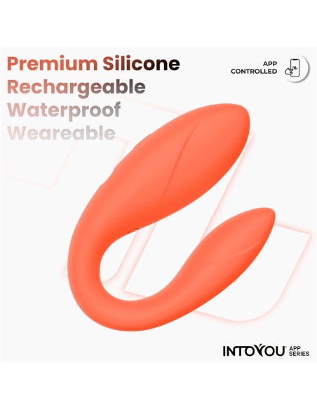 Juguete para Parejas con APP Flexible Salmon