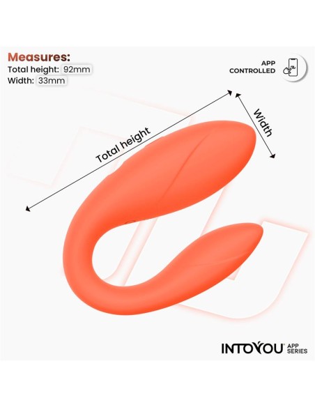 Juguete para Parejas con APP Flexible Salmon