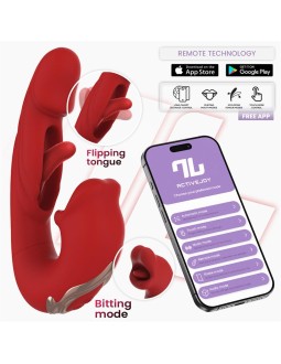 Mouty Vibrador Funcion Mordisqueo y Flipping con App 2