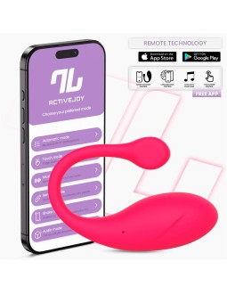 Bulby Huevo Vibrador con APP Rosa Intenso