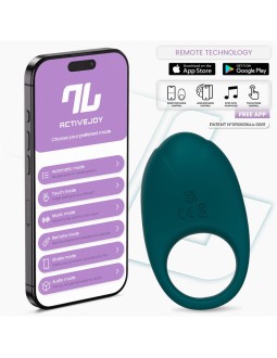 Ringo Anillo Vibrador con APP Unibody Verde 2