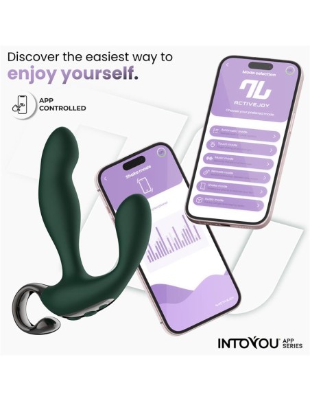 Greeny Masajeador Prostatico con Finger Wiggling y App