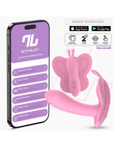 Wingy Estimulador Mariposa con APP Rosa