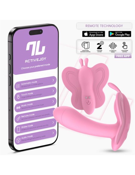 Wingy Estimulador Mariposa con APP Rosa