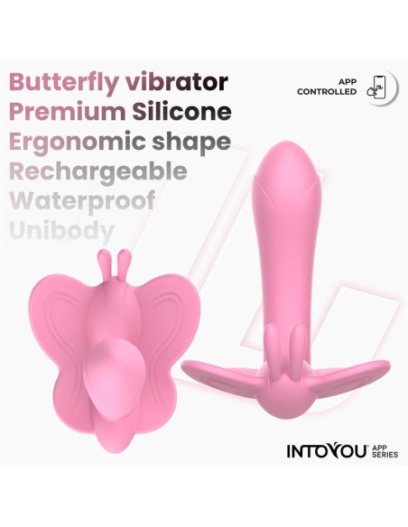Wingy Estimulador Mariposa con APP Rosa