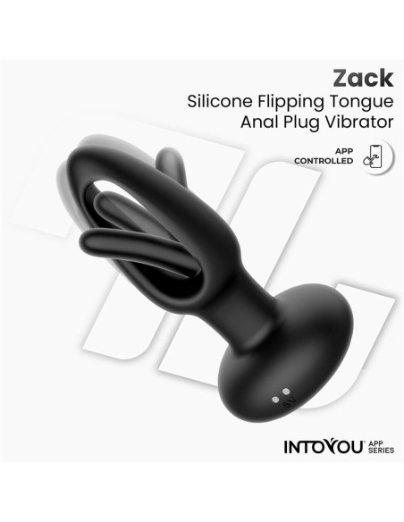 Zack Plug Anal con Flipping Tongue y Vibracion con App