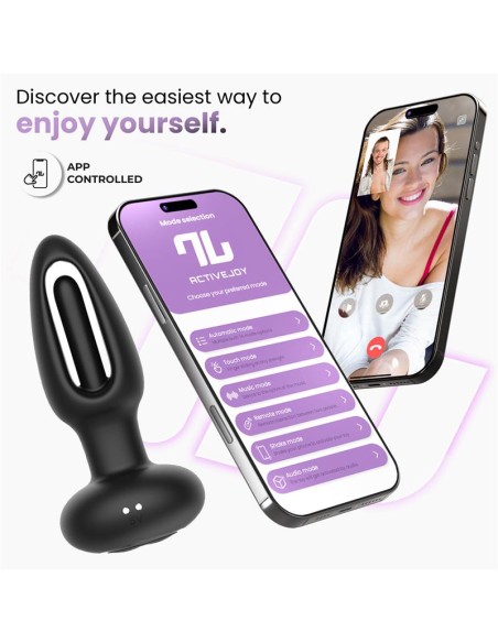 Zack Plug Anal con Flipping Tongue y Vibracion con App