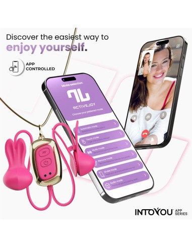 Tickly Pinzas para Pezones con Vibracion Control y Collar con APP