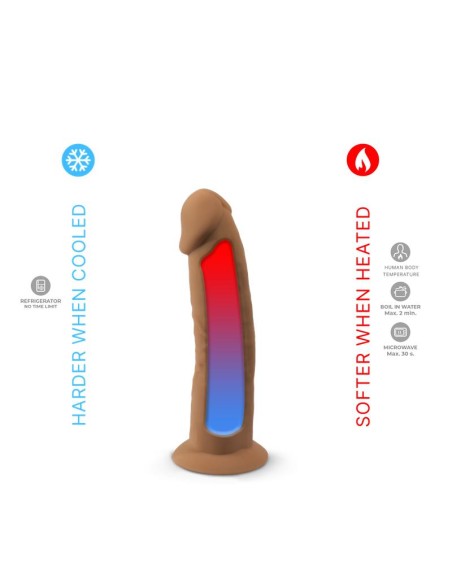Dildo Dual Density Mod 2 6 Caramel