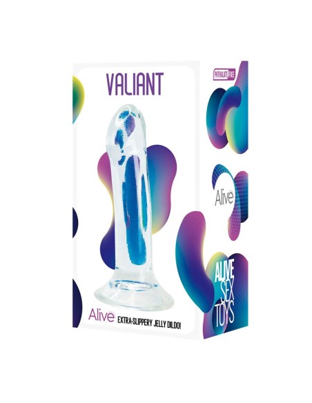 Valiant Dildo Jelly 16 cm Transparente
