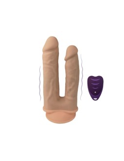 Dildo Doble Penetracion 2 Motores Control Remoto