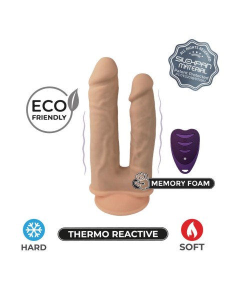 Dildo Doble Penetracion 2 Motores Control Remoto