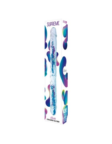 Supreme Dildo Doble 385 cm Transparente