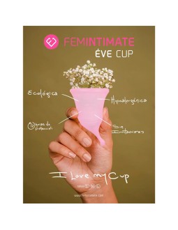 Copa Menstrual Eve Talla M Silicona Rosa 2
