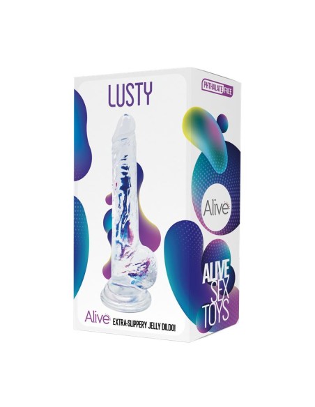 Dildo Jelly Lusty 18 cm