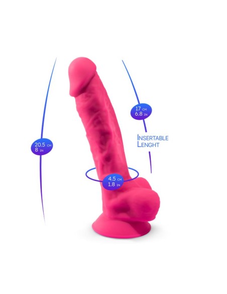 Dildo Dual Density Model 1 8 Rosa