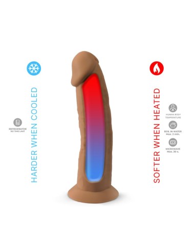 Dildo Dual Density Mod 2 75 Caramel