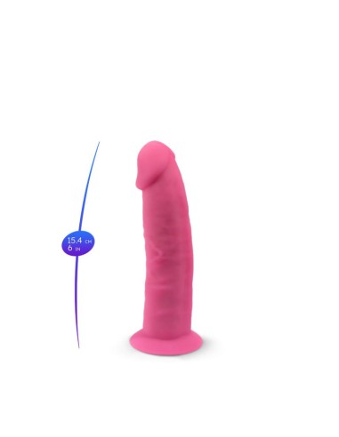 Dildo Dual Density Brilla en la Oscuridad Mod 6