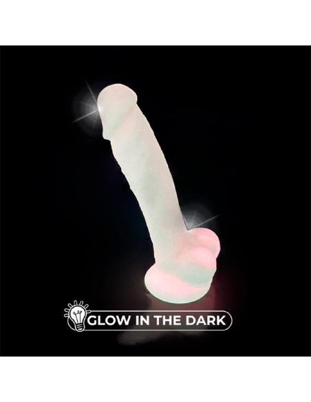 Dildo Dual density Brilla en la Oscuridad Mod 1 7