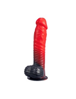 Dildo Silicona Liquida Devil Red 8 2