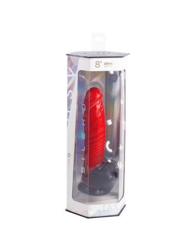 Dildo Silicona Liquida Devil Red 8