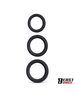 Set de 3 Anillos para el Pene Silicona S M y L 2