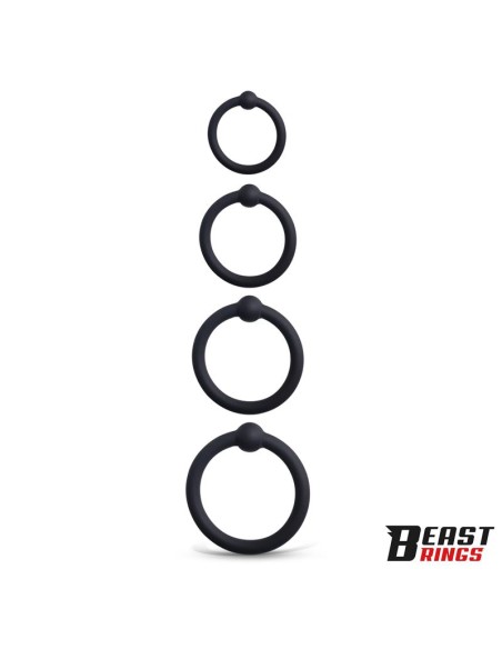 Set de 4 Anillos para el Pene Silicona