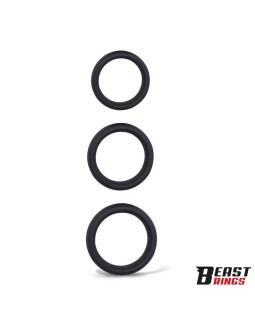 Set de 3 Anillos para el Pene Silicona S M y L 2