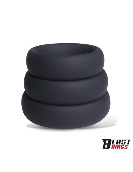 Set de 3 Anillos para el Pene Silicona S M y L