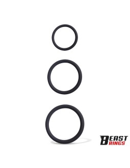 Set de 3 Anillos para el Pene Silicona S M y L 2