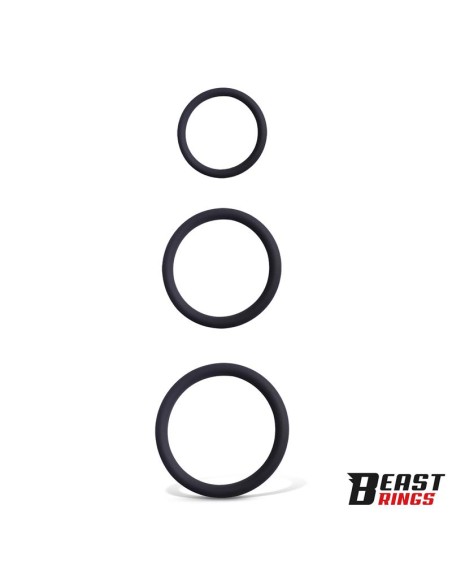 Set de 3 Anillos para el Pene Silicona S M y L