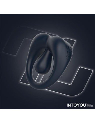 Kenny Anillo Vibrador con Estimulador de Clitoris y APP Azul Oscuro