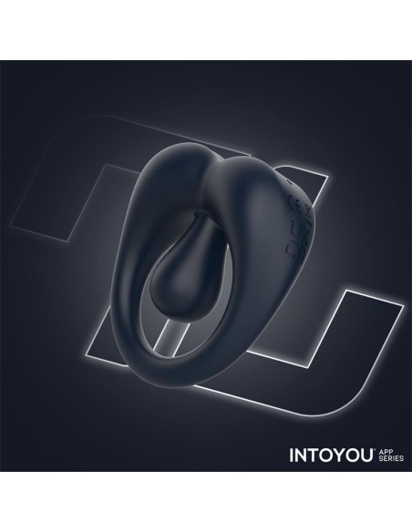 Kenny Anillo Vibrador con Estimulador de Clitoris y APP Azul Oscuro