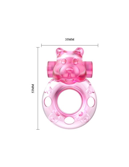 Anillo con Bala Vibradora Osito