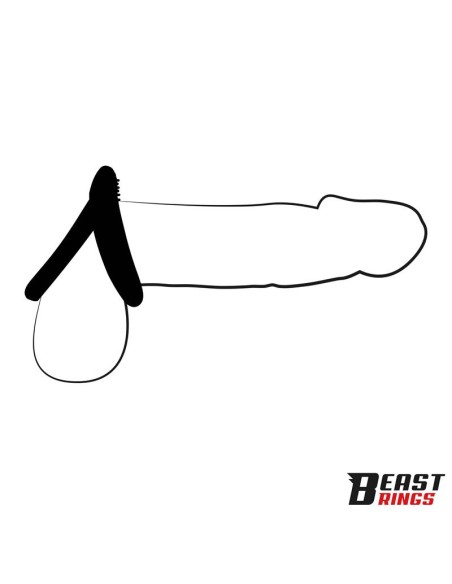 Anillo Doble para el Pene 37 45 mm