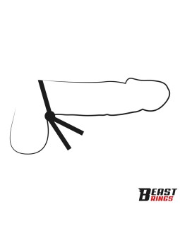 Lasso Anillo para el Pene Silicona Ajustable 2