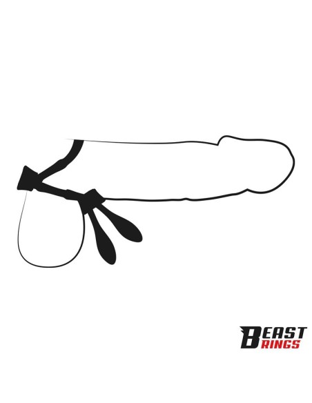 Lasso Anillo para el Pene Silicona Ajustable