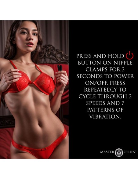 Pinzas para Pezones con Vibracion