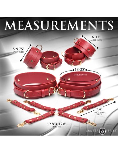 Crimson Captive Set de Ataduras Ajustables