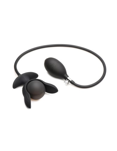 Dark Pearl Plug Anal con Inflado y Vibracion con Control Remoto