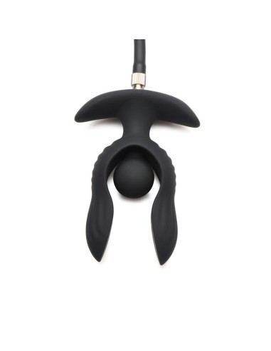 Dark Pearl Plug Anal con Inflado y Vibracion con Control Remoto