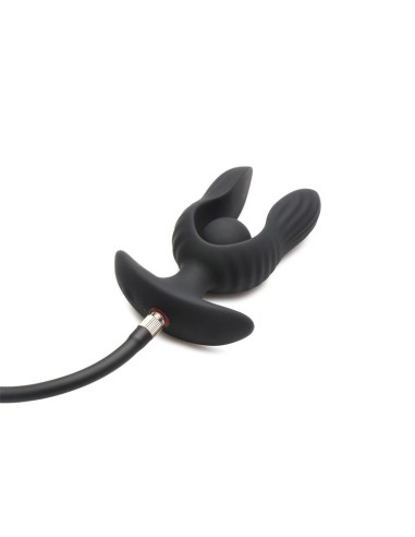 Dark Pearl Plug Anal con Inflado y Vibracion con Control Remoto