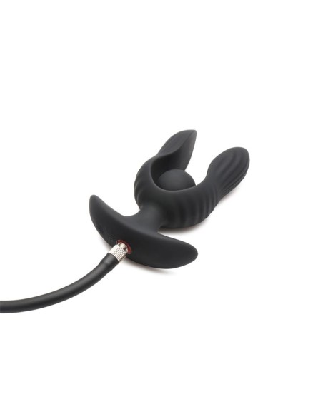 Dark Pearl Plug Anal con Inflado y Vibracion con Control Remoto