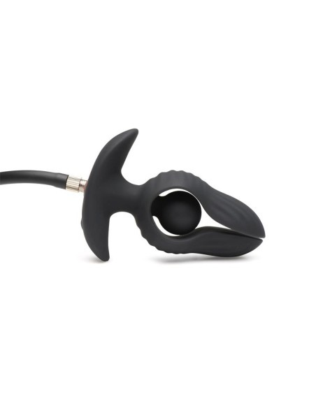 Dark Pearl Plug Anal con Inflado y Vibracion con Control Remoto