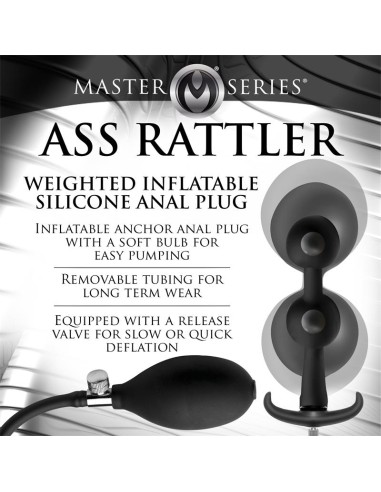 Ass Rattler Bolas Anales con Inflado y Peso