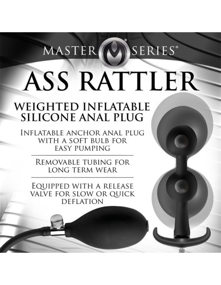 Ass Rattler Bolas Anales con Inflado y Peso